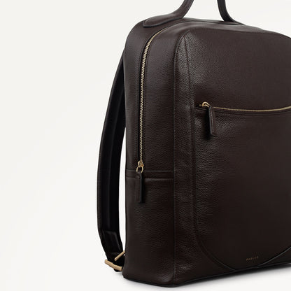 Radley London Dark Oak Medium Ziptop Backpack