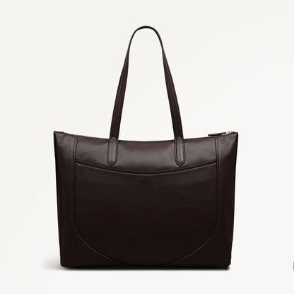 Radley London Dark Oak Large Ziptop Tote Bag
