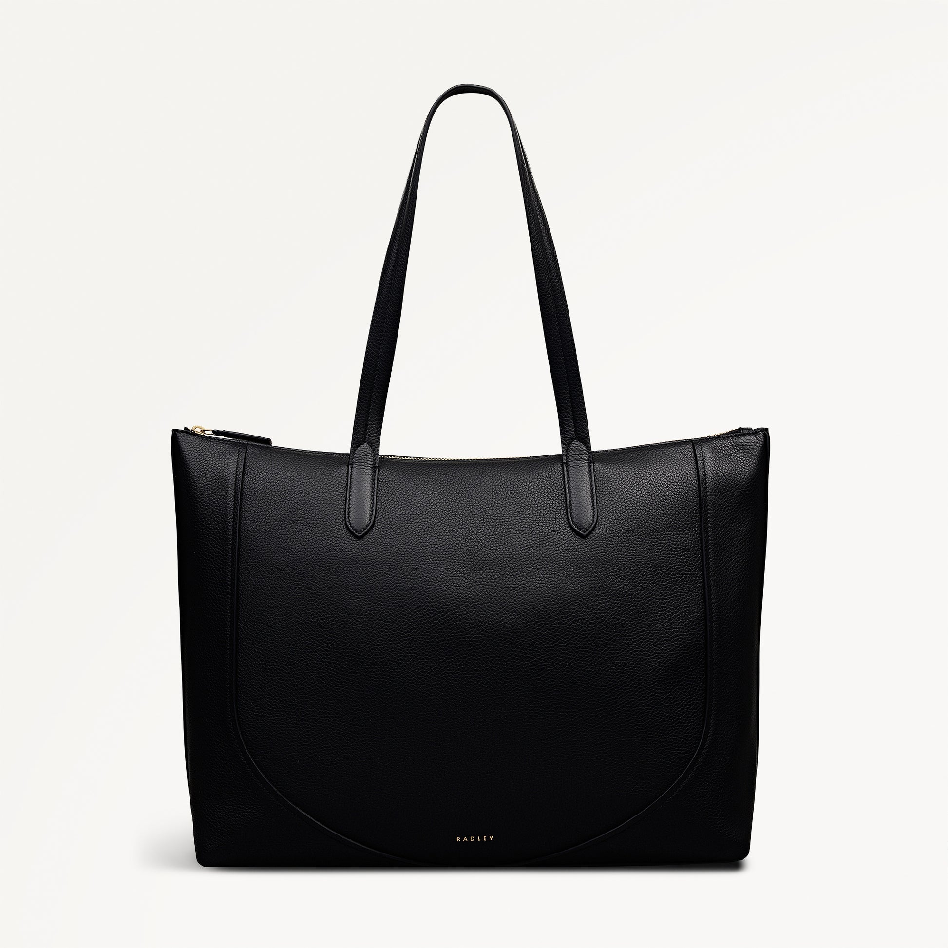 Radley London Black Large Ziptop Tote Bag