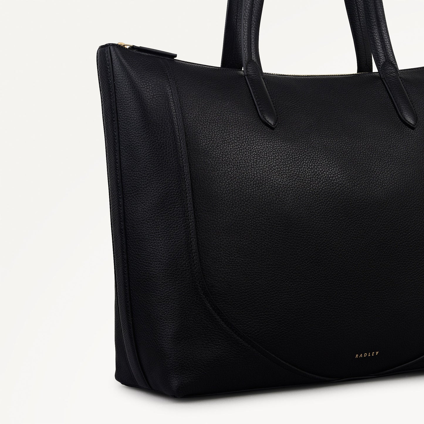 Radley London Black Large Ziptop Tote Bag