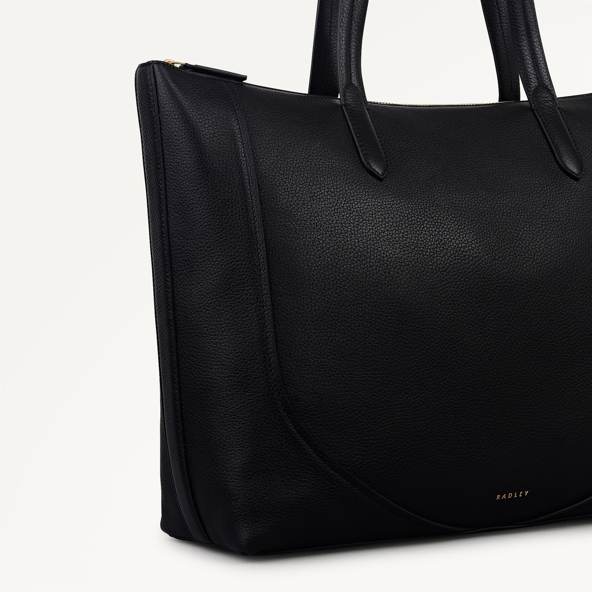 Radley London Black Large Ziptop Tote Bag