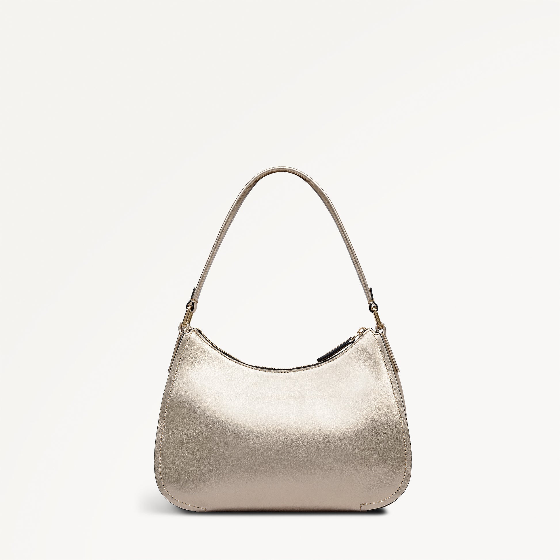 Radley London Gold Medium Ziptop Shoulder Bag