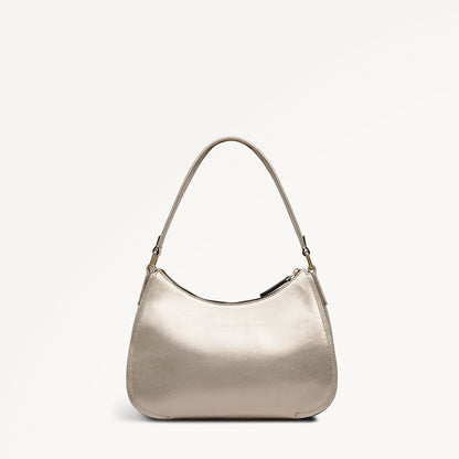 Radley London Gold Medium Ziptop Shoulder Bag