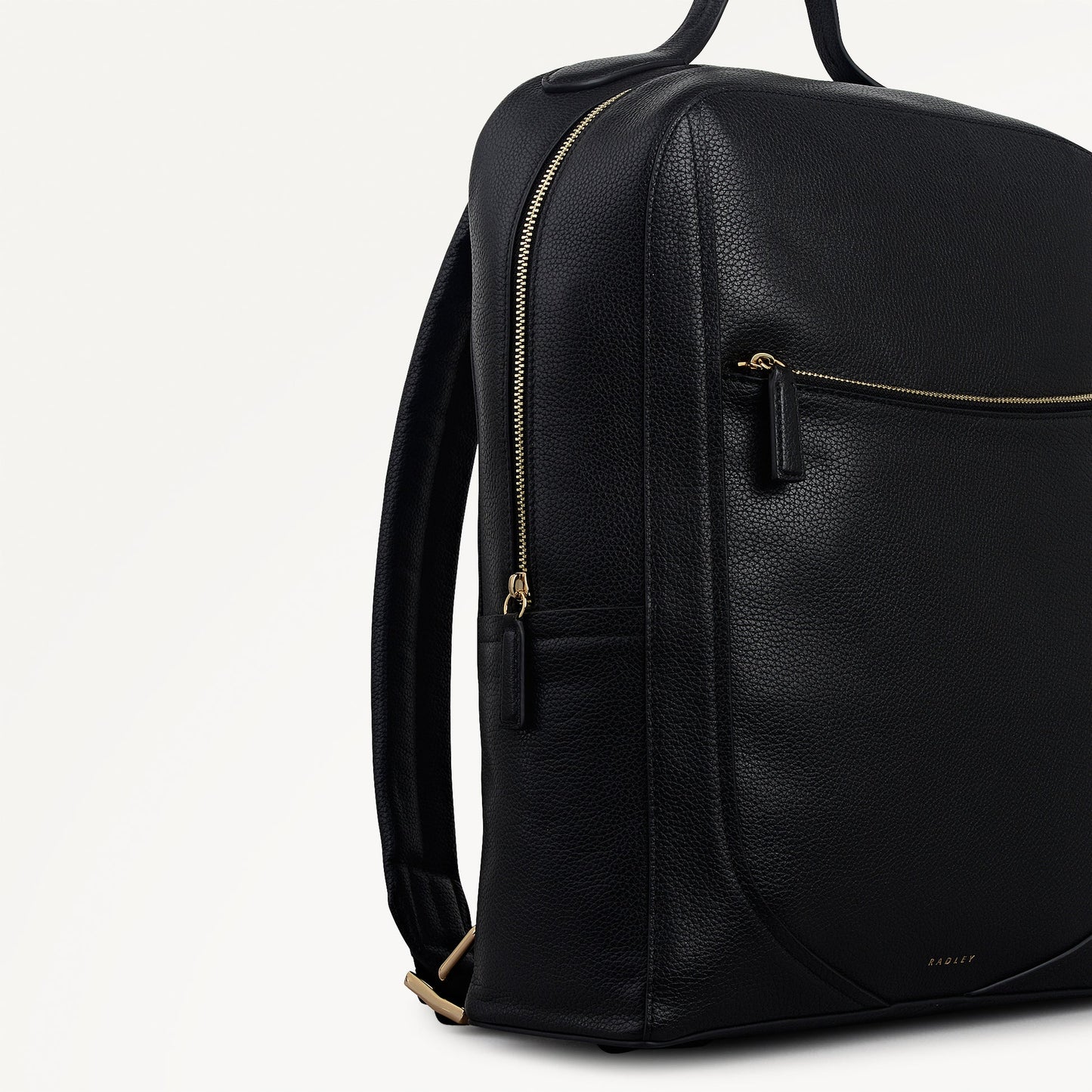 Radley London Black Medium Ziptop Backpack