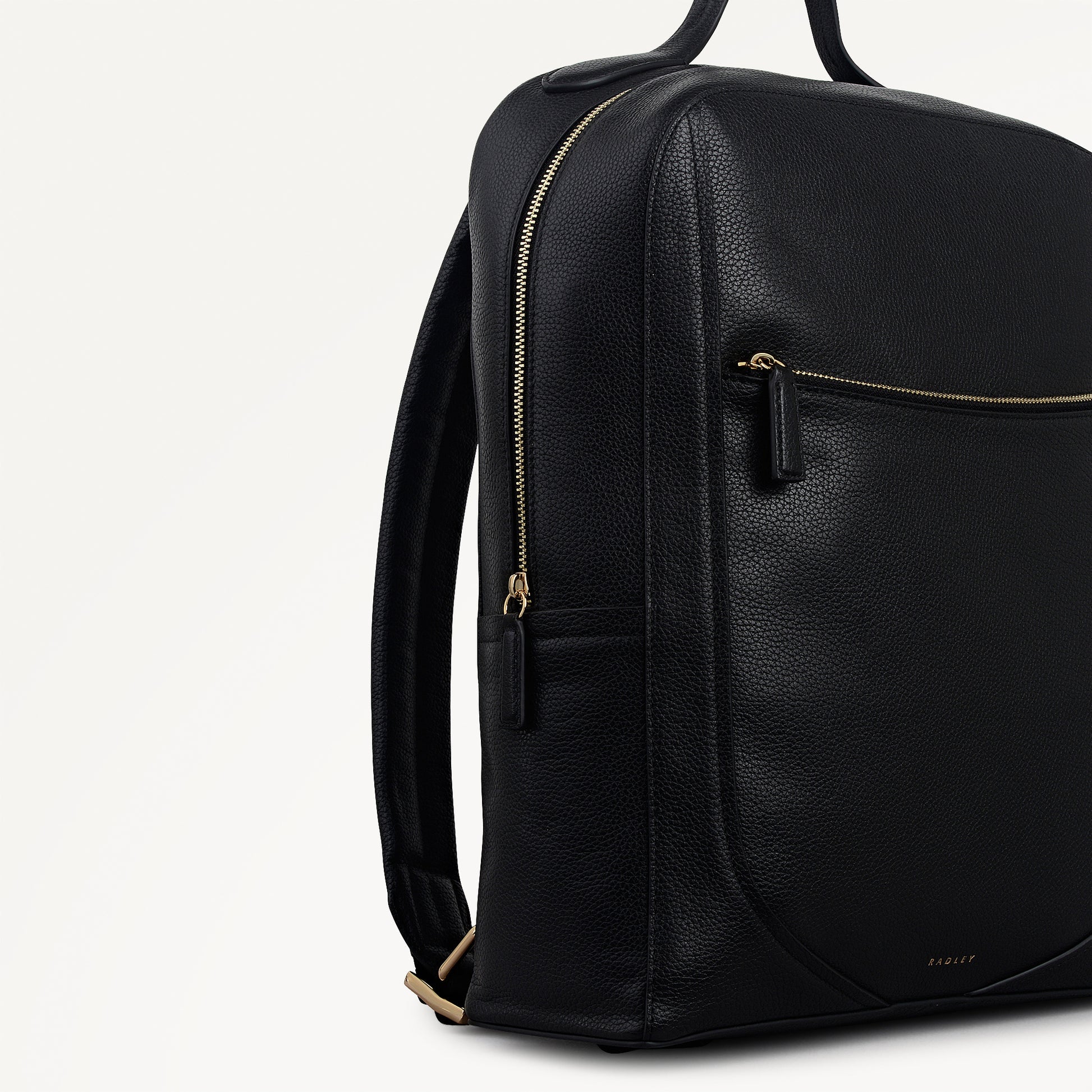 Radley London Black Medium Ziptop Backpack