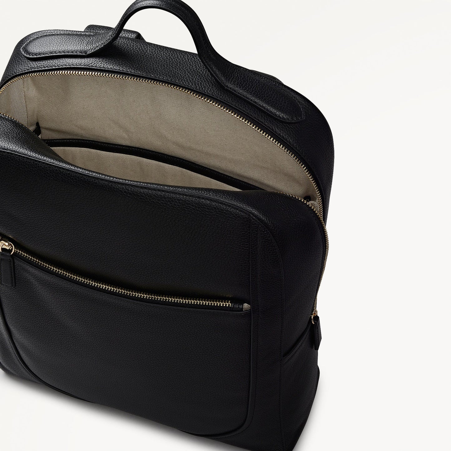 Radley London Black Medium Ziptop Backpack