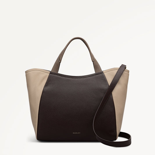Radley London Dark Oak Medium Ziptop Grab Bag