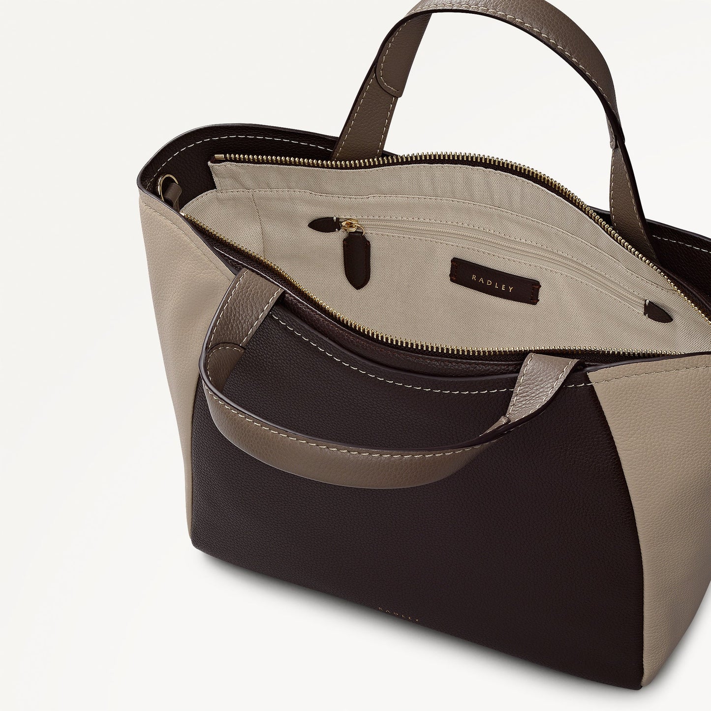 Radley London Dark Oak Medium Ziptop Grab Bag