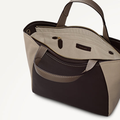 Radley London Dark Oak Medium Ziptop Grab Bag