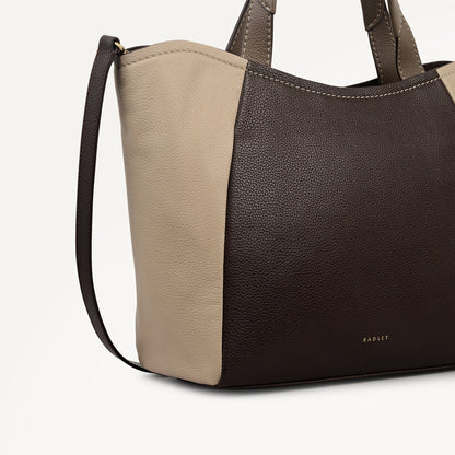 Radley London Dark Oak Medium Ziptop Grab Bag