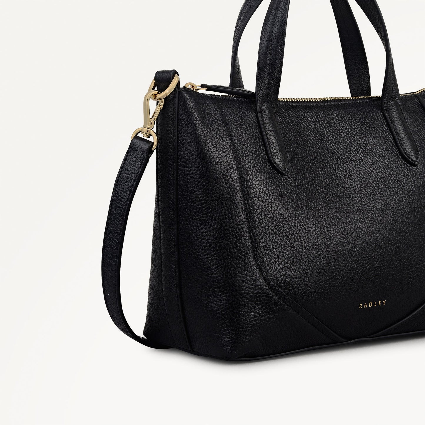 Radley London Black Small Ziptop Grab Bag