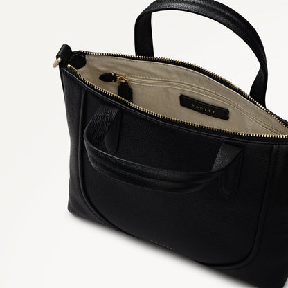 Radley London Black Small Ziptop Grab Bag