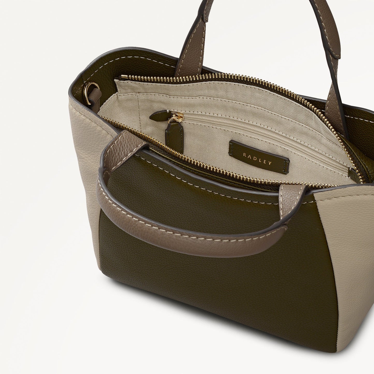 Radley London Pine Needle Small Ziptop Grab Bag