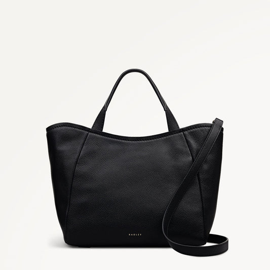 Radley London Black Medium Ziptop Grab Bag