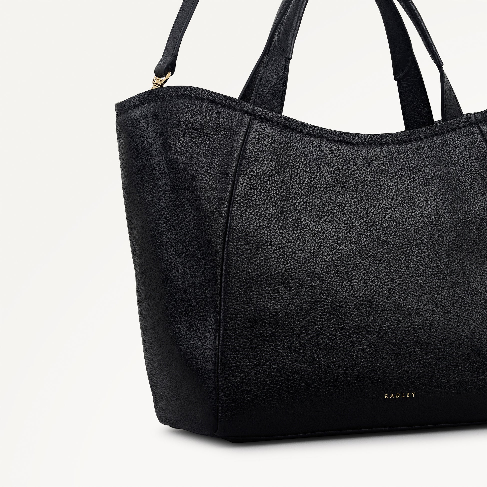 Radley London Black Medium Ziptop Grab Bag