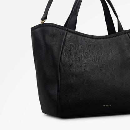 Radley London Black Medium Ziptop Grab Bag