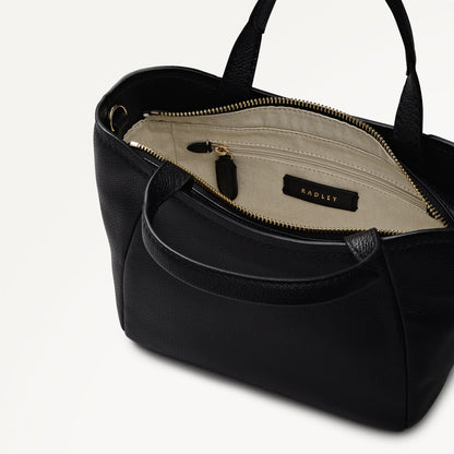 Radley London Black Small Ziptop Grab Bag