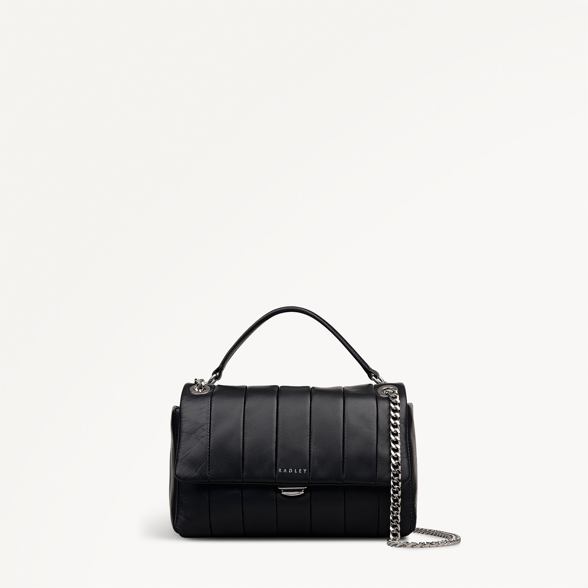 Radley London Black Mini Flapover Cross Body Bag