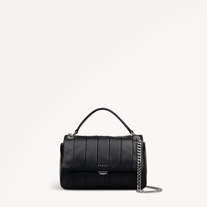 Radley London Black Mini Flapover Cross Body Bag