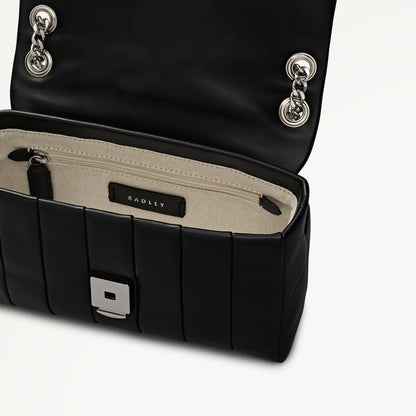 Radley London Black Mini Flapover Cross Body Bag