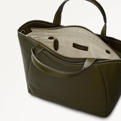 Radley London Pine Needle Medium Ziptop Grab Bag
