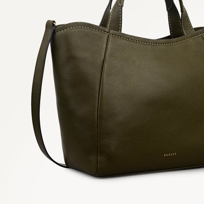 Radley London Pine Needle Medium Ziptop Grab Bag