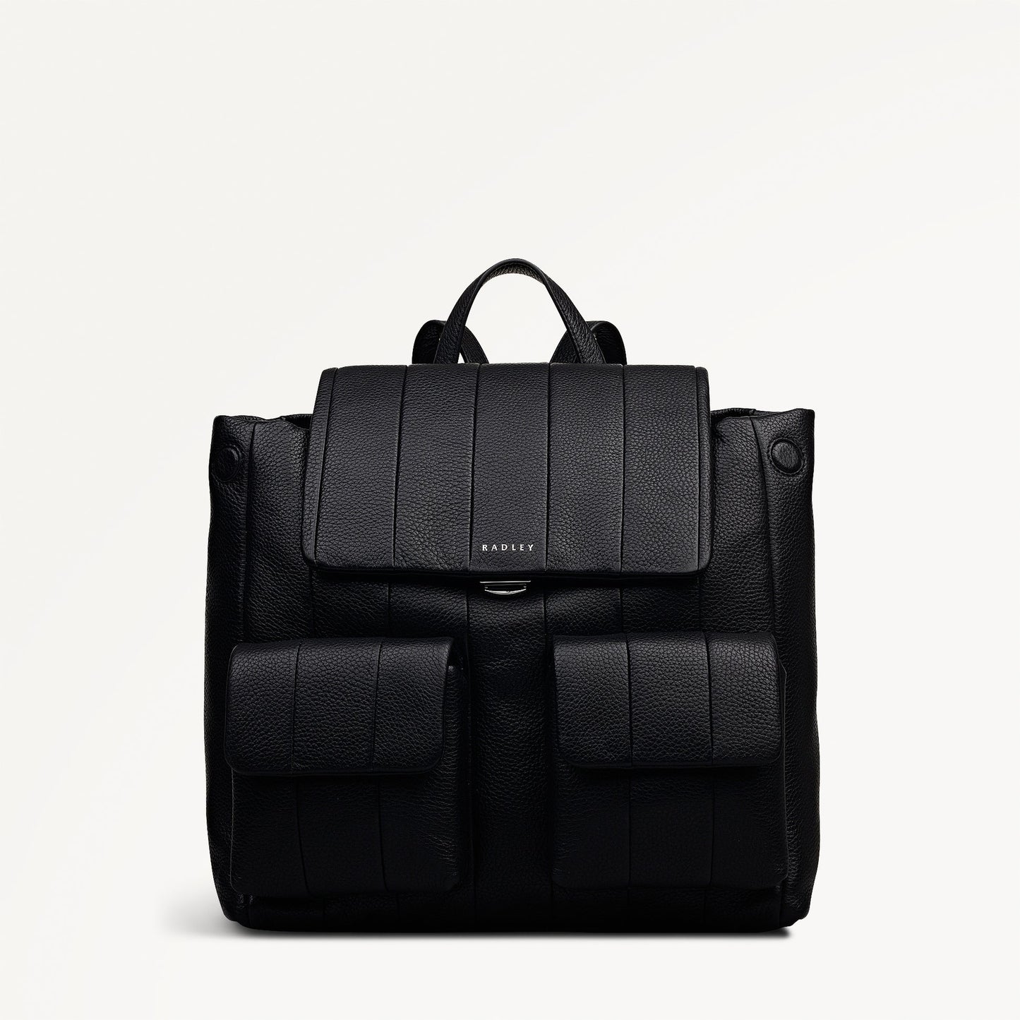Radley London Black Medium Flapover Backpack