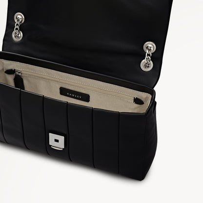 Radley London Black Small Flapover Cross Body Bag