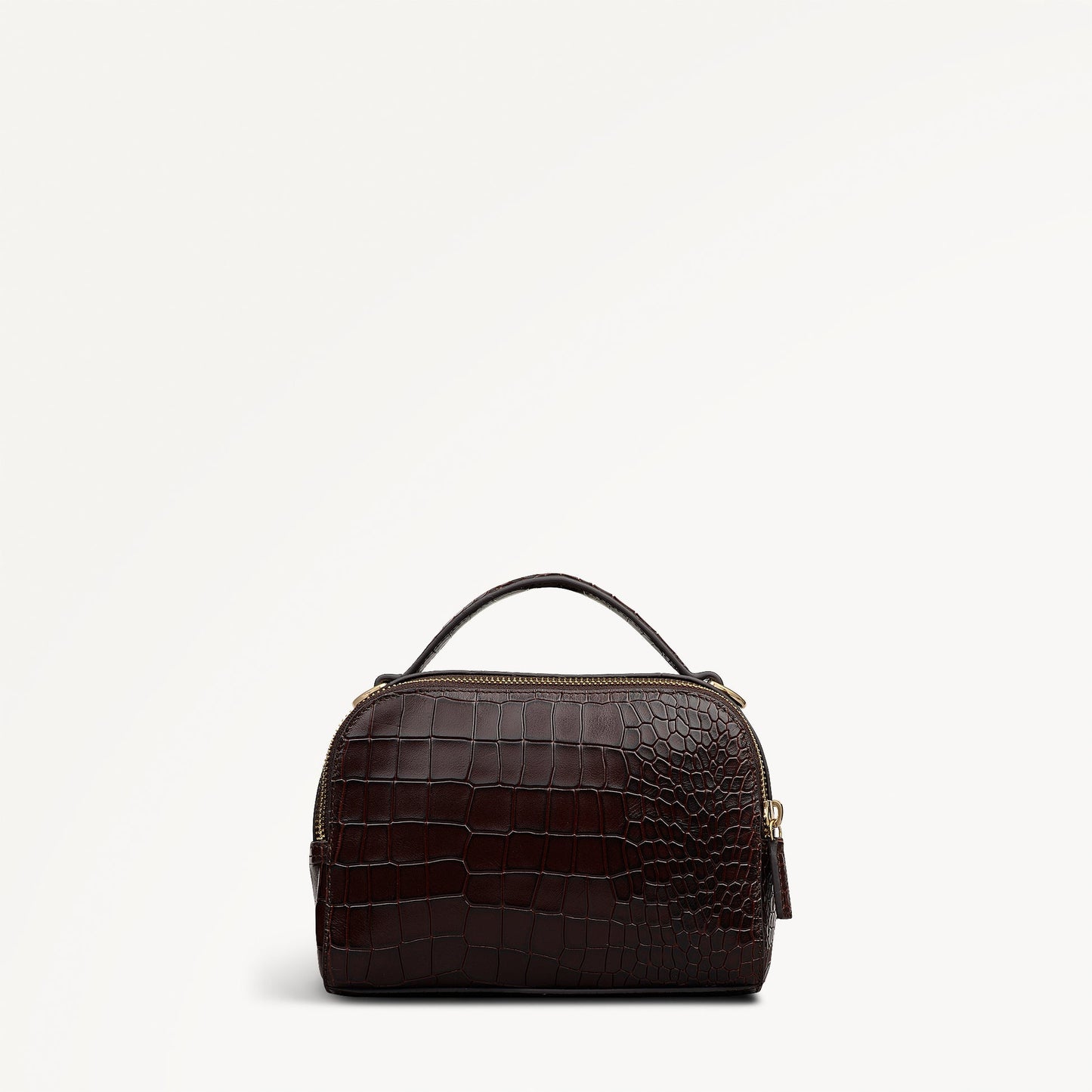 Radley London Dark Brown Small Ziptop Cross Body Bag