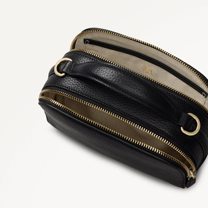 Radley London Black Small Ziptop Cross Body Bag