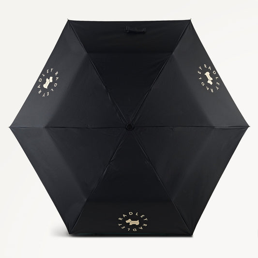 Radley London Black Superlite Responsible Umbrella