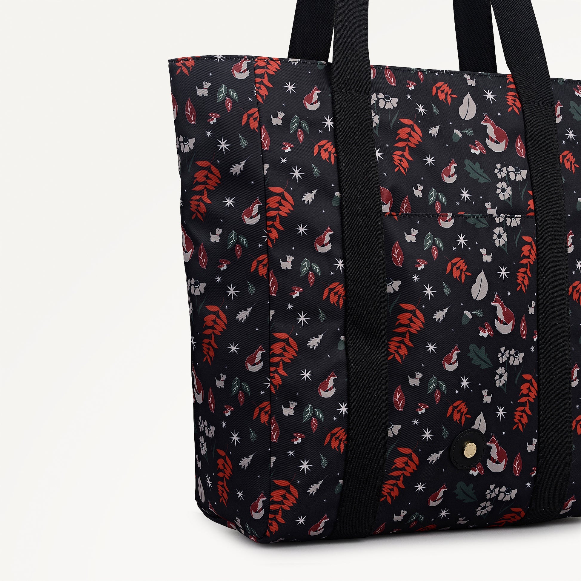 Radley London Black Medium Ziptop Tote Bag