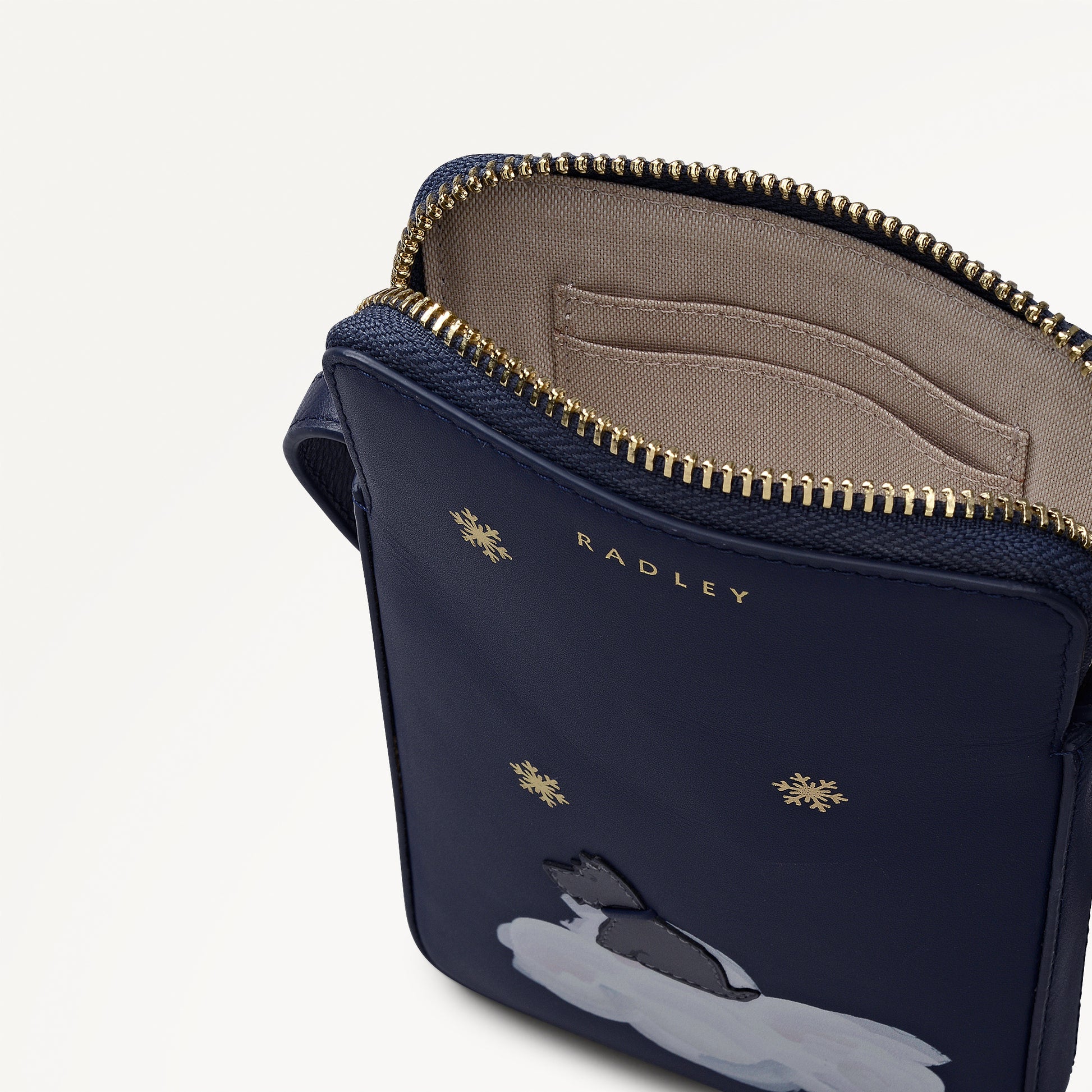 Radley London Dark Blue Medium Phone Cross Body Bag