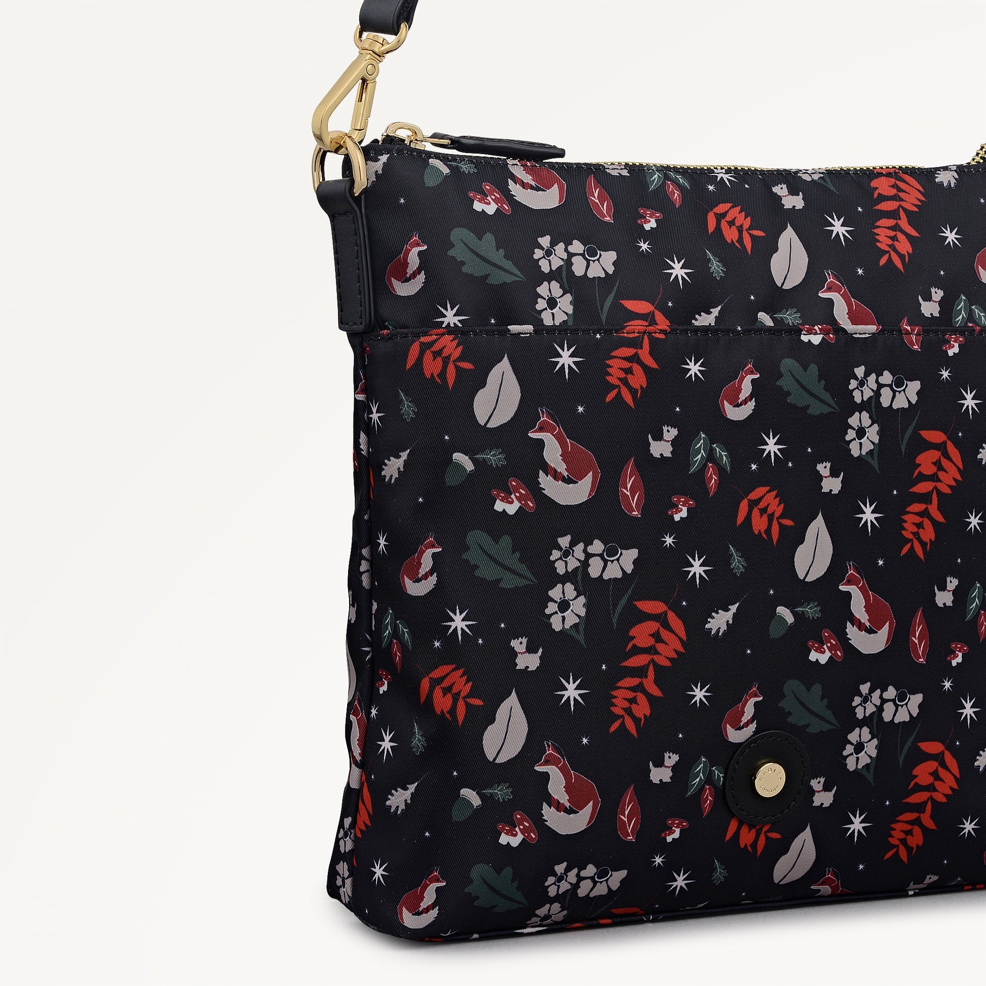 Radley London Black Small Ziptop Cross Body Bag