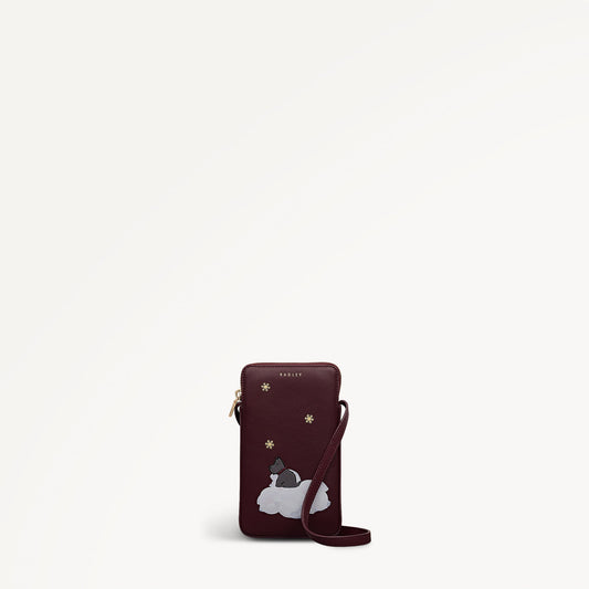 Radley London Dark Cherry Medium Phone Cross Body Bag