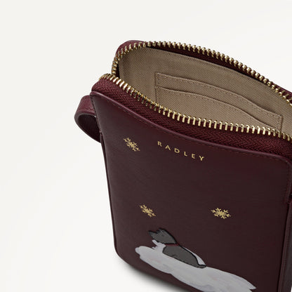 Radley London Dark Cherry Medium Phone Cross Body Bag