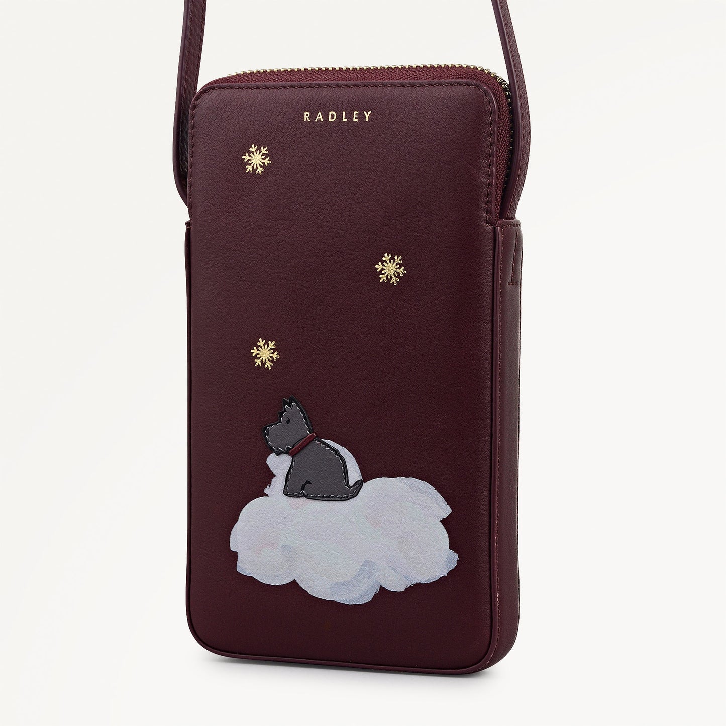 Radley London Dark Cherry Medium Phone Cross Body Bag