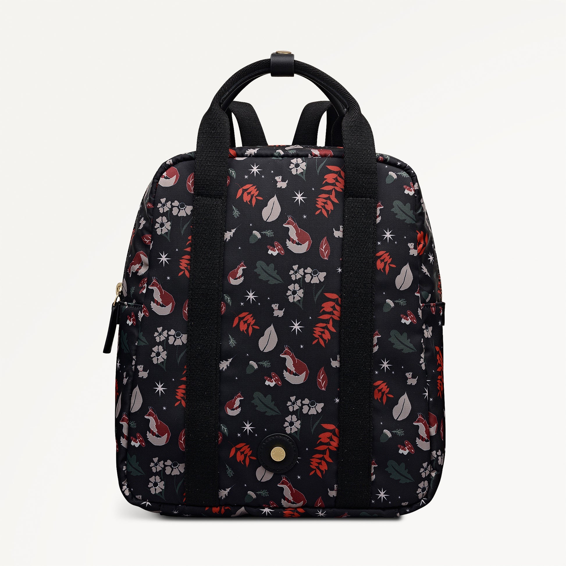 Radley London Black Small Ziptop Backpack