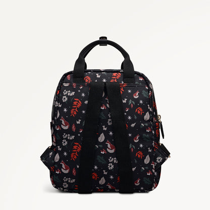 Radley London Black Small Ziptop Backpack