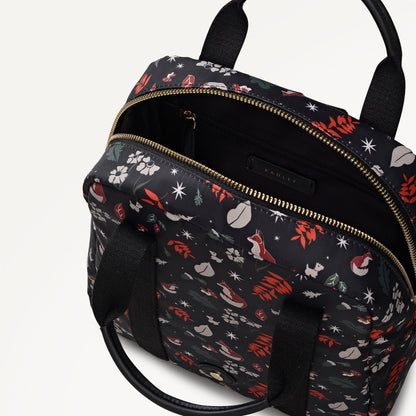 Radley London Black Small Ziptop Backpack