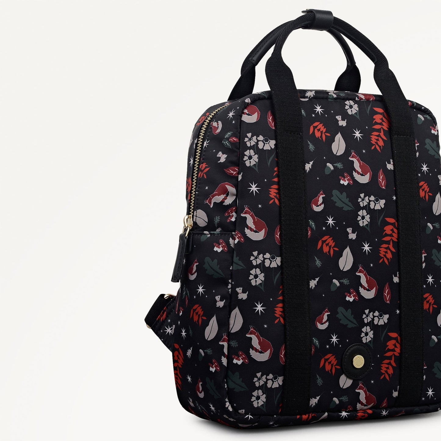 Radley London Black Small Ziptop Backpack