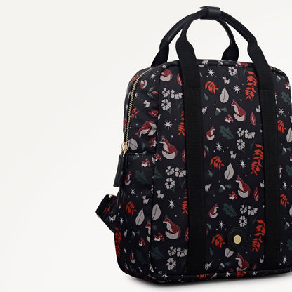 Radley London Black Small Ziptop Backpack