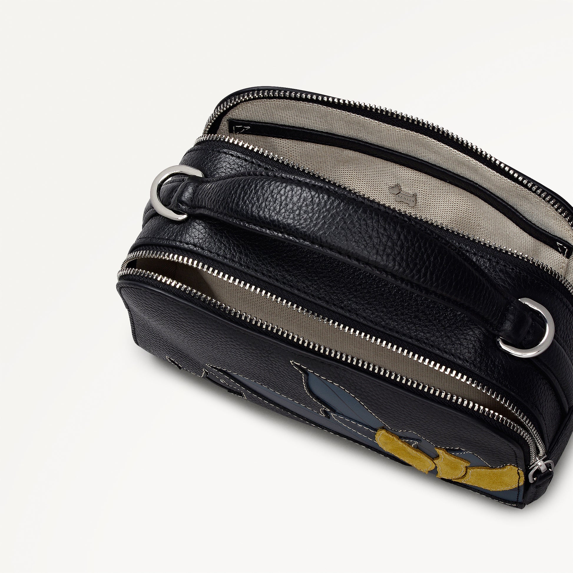 Radley London Black Small Ziptop Cross Body Bag