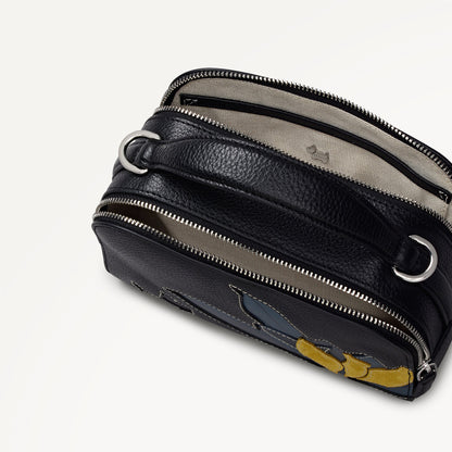 Radley London Black Small Ziptop Cross Body Bag