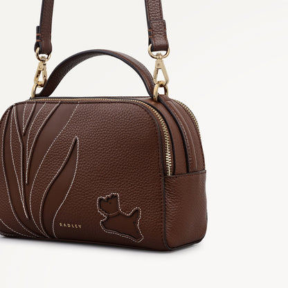 Radley London Chocolate Small Ziptop Cross Body Bag