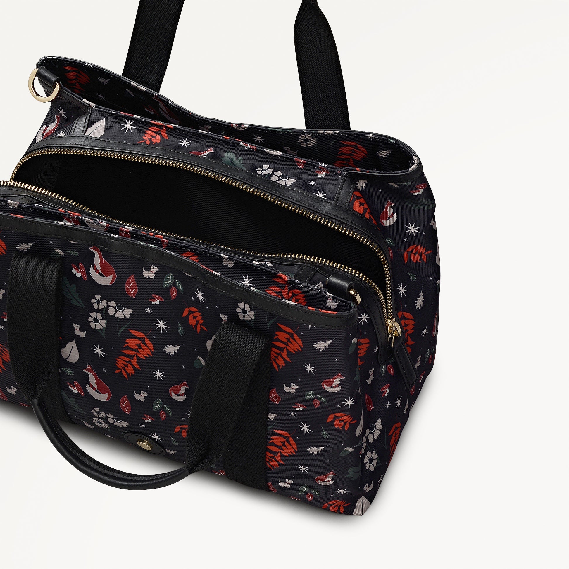Radley London Black Medium Ziptop Grab Bag