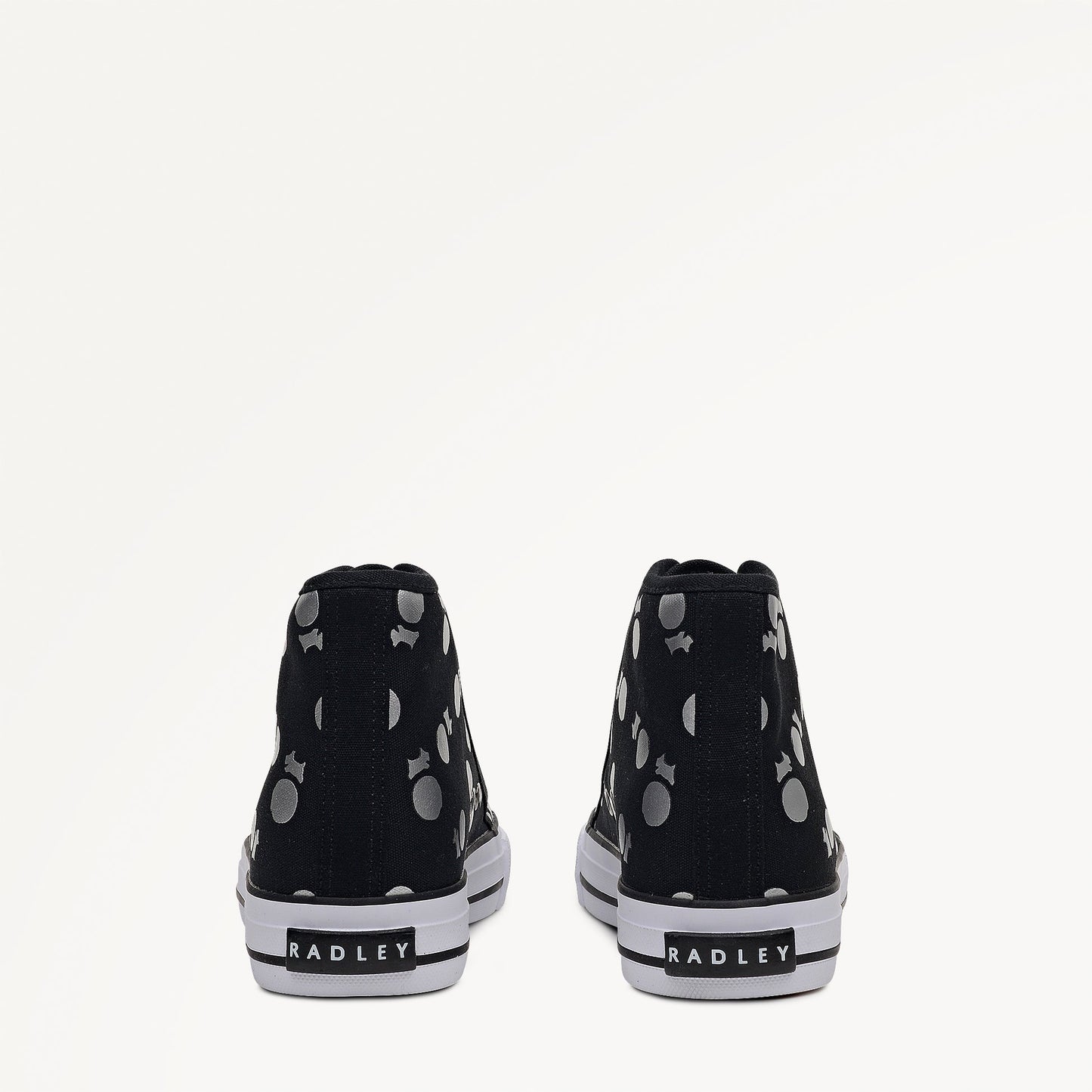 Radley London Black Canvas Spot Trainer