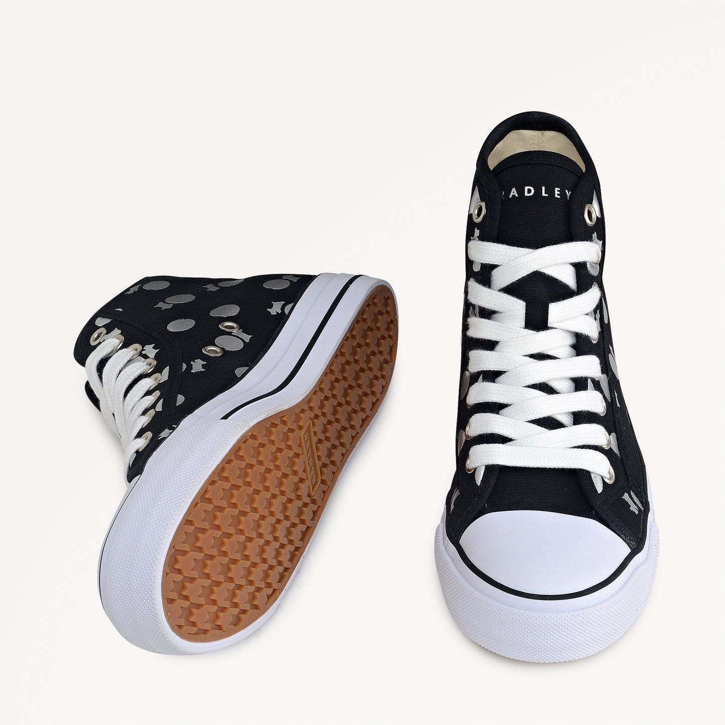 Radley London Black Canvas Spot Trainer