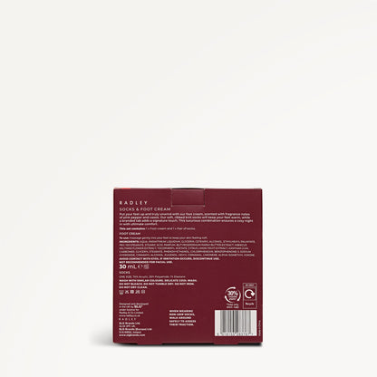Radley London Socks & Footbalm Cranberry - 4010405