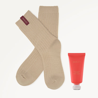 Radley London Socks & Footbalm Cranberry - 4010405